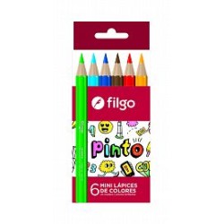 LAPIZ DE COLOR FILGO X6U. CORTOS