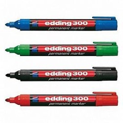 MARCADOR EDDING E 300 RECARGABLE V/COLORES