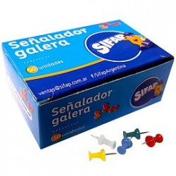 CHINCHE SIFAP SEÑALADOR GALERA X50U. EN CAJA