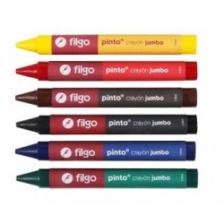 CRAYON DE CERA FILGO PINTO JUMBO X6U