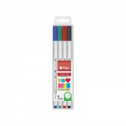 MICROFIBRA FILGO LINER 038 ESTUCHE X4U. COLORES SURTIDOS