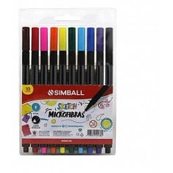 MICROFIBRA SIMBALL MICRO 0.4MM SKETCH V/COLORES X10U